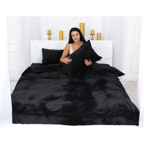 Постільна білизна MirSon Велюр Winter Frost 28-0007 Black Velvet Дитячий (2200004000268) – MirSon