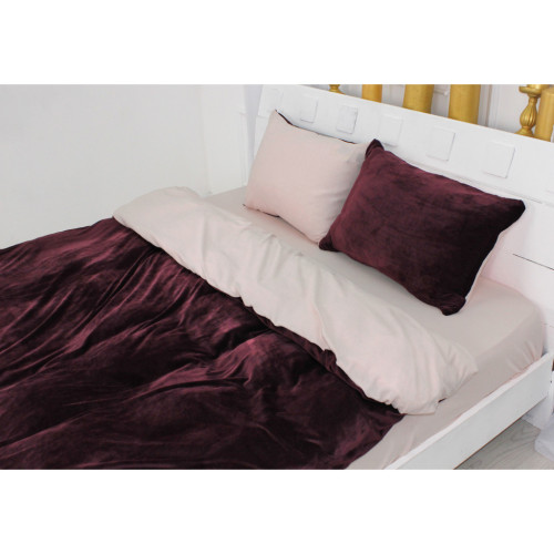 Постельное белье MirSon Велюр Winter Terry 28-0020 Torenia Двуспальный (2200004016450) – MirSon (вид 1)