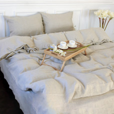 Постільна білизна MirSon Льон Grey sky 2х160х220 (2200005371534)