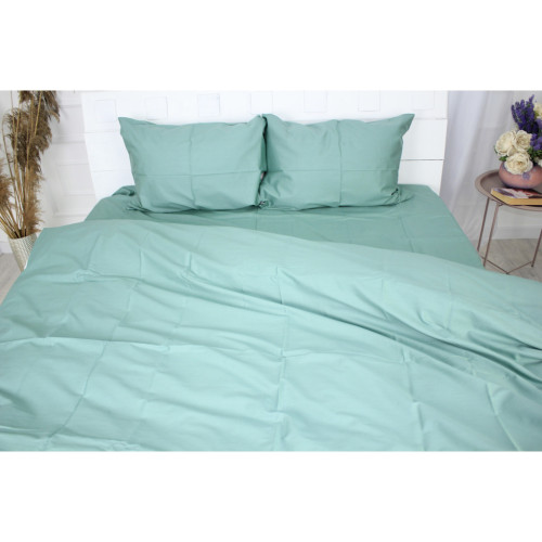 Постільна білизна MirSon Сатин 0844 Green Olive 220х240 (2200002025003) – MirSon (вид 1)