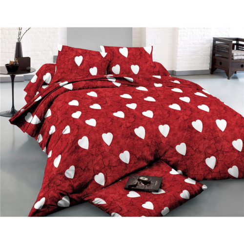 Постельное белье MirSon Сатин 22-1275 Marble heart Детский (2200003570380) – MirSon