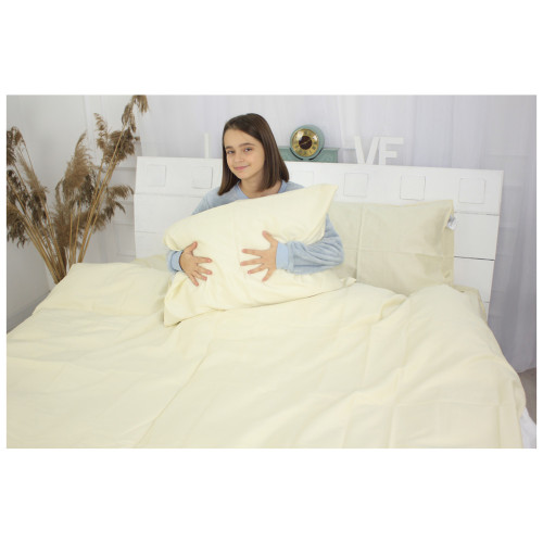 Постельное белье MirSon Сатин Premium 0001 Moko White 2х160х220 (2200001717831) – MirSon (вид 2)