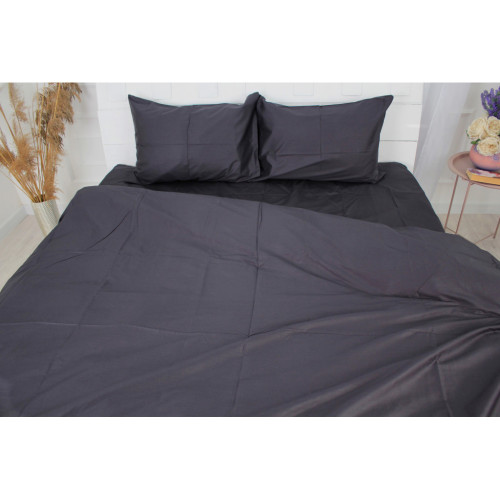 Постільна білизна MirSon Сатин Premium 0240 Iron grey 2х160х220 (2200001717909) – MirSon (вид 1)
