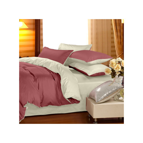 Постельное белье MirSon Сатин Premium 0847 + 0840 Ruby Евро (2200002031295) – MirSon