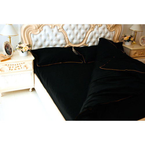 Постільна білизна MirSon Сатин Premium Corner Black Pearl 160x220 (2200001484344) – MirSon