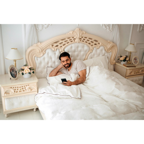 Постельное белье MirSon Сатин Premium Corner Moko White 2х160х220 (2200001717664) – MirSon (вид 4)