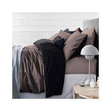 Постільна білизна MirSon Сатин Premium Dark Chocolate 0211+0055 160х220 (2200001479197)