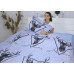 Постільна білизна MirSon Бязь Ranforce Elite 17-0514 Noble deers King Size (2200004706641) – MirSon (вид 1)