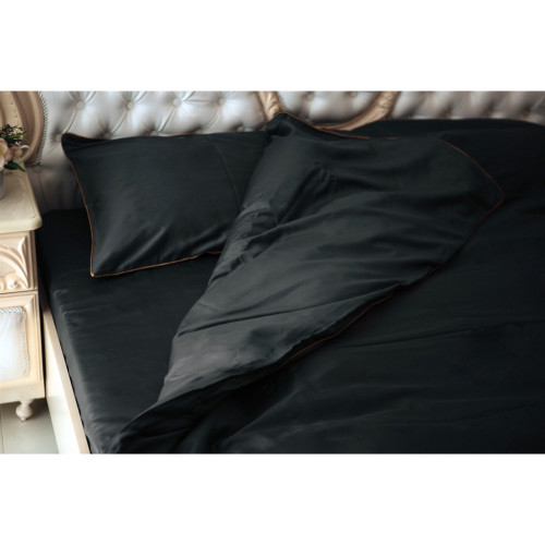 Постільна білизна MirSon Сатин Premium Corner Iron grey 175х210 двоспальний (2200001484399) – MirSon (вид 1)