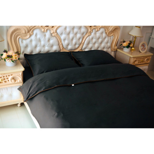 Постільна білизна MirSon Сатин Premium Corner Iron grey 200х220 євро (2200001484436) – MirSon (вид 2)