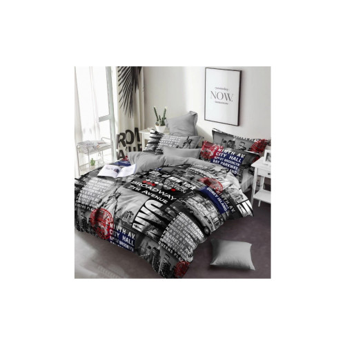 Постільна білизна MirSon Бязь 17-0034 Celeste 175x210 - 2-спальний (2200001396777) – MirSon