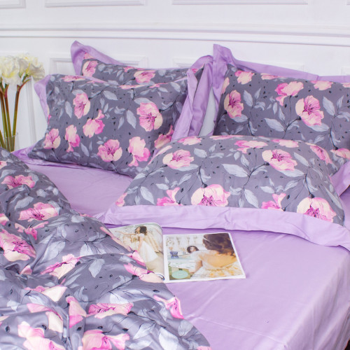 Постільна білизна MirSon Satin print Elit Aster 143х210х2 (2200005393864) – MirSon