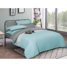 Постельное белье MirSon SatinStripe 30-0013+ 30-0010 Windly 143х210 Полуторный (2200005259665)