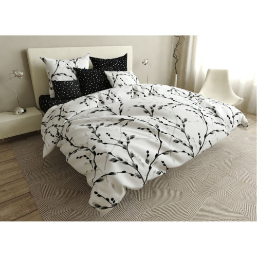 Постільна білизна MirSon Бязь 17-0413-1 Cats on the willow 110х140 (2200004254289) – MirSon