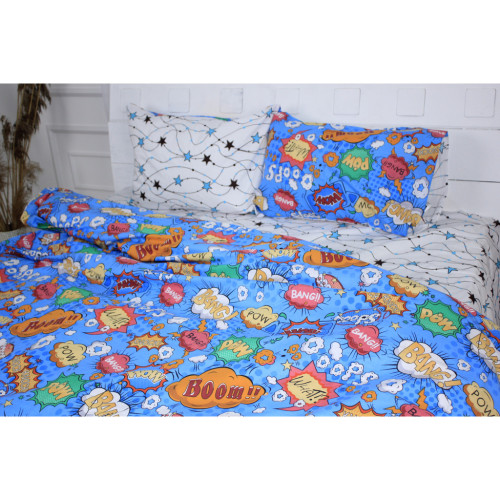 Постільна білизна MirSon Бязь 17-0511 Bombs Сімейний 160x220 (2200003634006) – MirSon (вид 2)