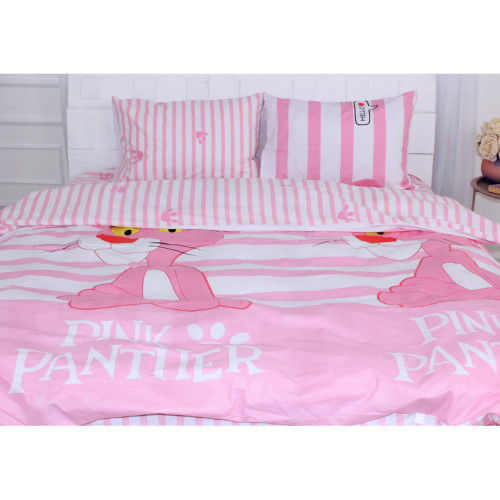 Постільна білизна MirSon Бязь Premium 17-0110 Pink Pantere 110х140 (2200001606081) – MirSon (вид 1)