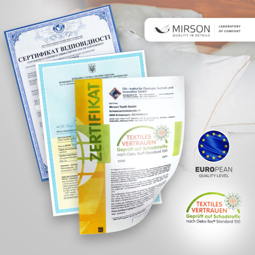 Постельное белье MirSon Бязь Ranforce Elite 17-0034 Celeste 175x210 (2200004673431) – MirSon (вид 3)