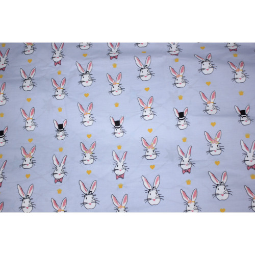 Постільна білизна MirSon Бязь Ranforce Elite 17-0527 Bunnies Сімейний (2200004682259) – MirSon (вид 2)
