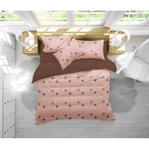 Постільна білизна MirSon Бязь 17-0525 Fabulous forest Сімейний 160x220 (2200003665925) – MirSon