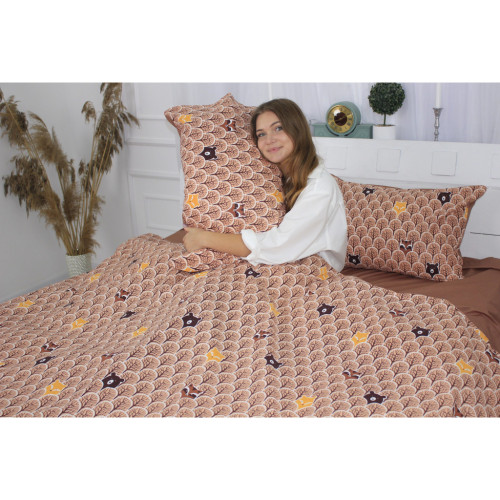 Постільна білизна MirSon Бязь 17-0525 Fabulous forest Сімейний 160x220 (2200003665925) – MirSon (вид 4)