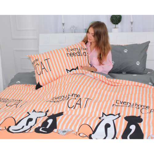 Постільна білизна MirSon Бязь Premium 17-0079 Kosett 2х160х220 (2200001703599) – MirSon (вид 3)