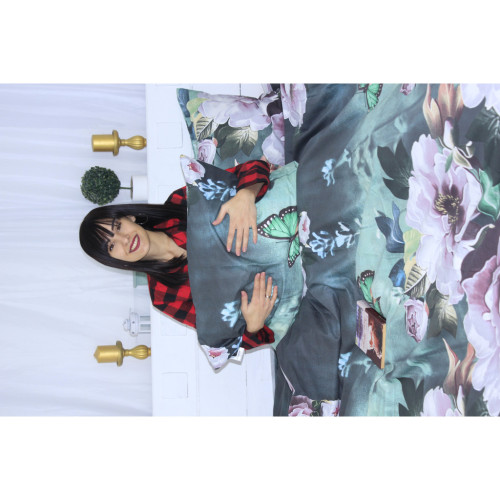 Постільна білизна MirSon Сатин 22-1286 Wonderful flowers Односпальний (2200003595925) – MirSon (вид 4)