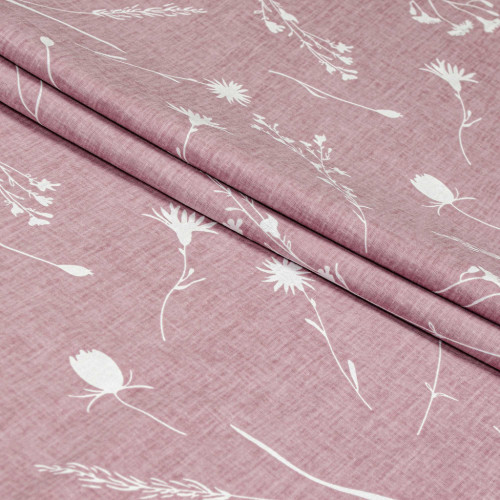 Постільна білизна Home Line Волошки лілово-сірий бязь полуторний (173834) – Home Line (вид 1)