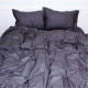 Постельное белье MirSon Satin Stripe 30-0012 Dark Gray 110х140 детский (2200005246214)