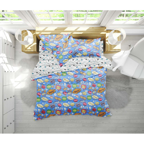 Постільна білизна MirSon Бязь 17-0511 Bombs Дитячий (2200003632958) – MirSon