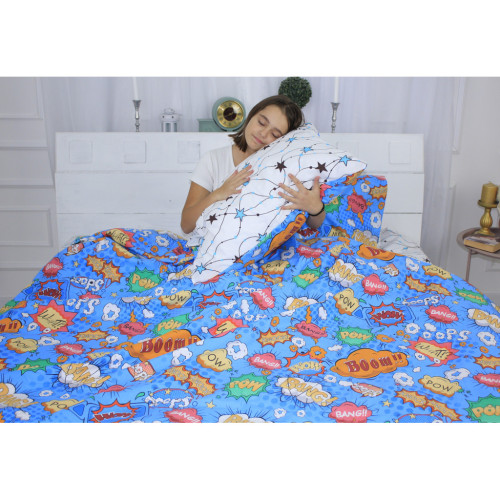 Постільна білизна MirSon Бязь 17-0511 Bombs Євро (2200003632989) – MirSon (вид 4)