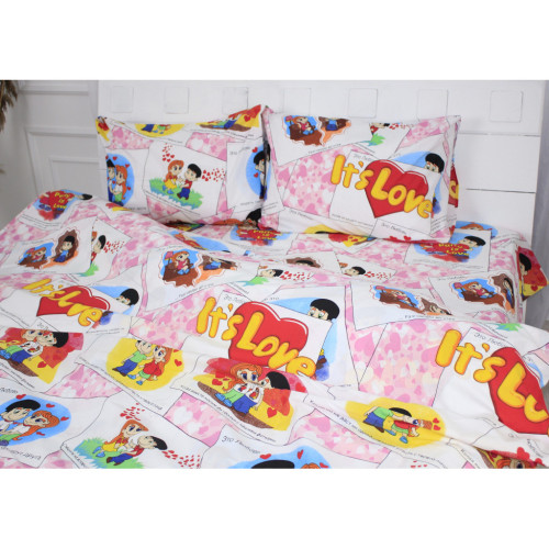 Постільна білизна MirSon Бязь Premium 17-0109 Love 110х140 (2200001606074) – MirSon (вид 2)