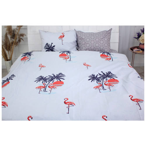 Постельное белье MirSon Бязь Premium 17-0268 Garland King Size (2200002110396) – MirSon (вид 1)