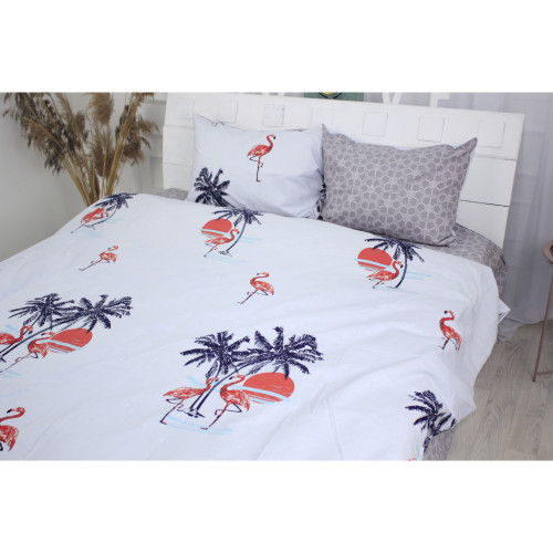 Постельное белье MirSon Бязь Ranforce Elite 17-0268 Garland King Size (2200004707105) – MirSon (вид 1)