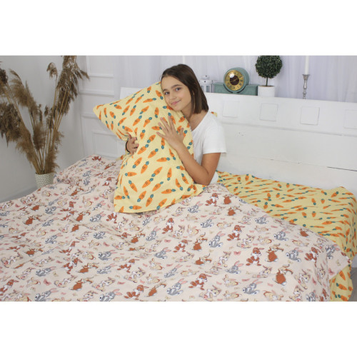 Постільна білизна MirSon Бязь Ranforce Elite 17-0530 Bambi King Size (2200004705057) – MirSon (вид 2)