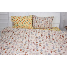 Постільна білизна MirSon Бязь Ranforce Elite 17-0530 Bambi Полуторний (2200004698885)
