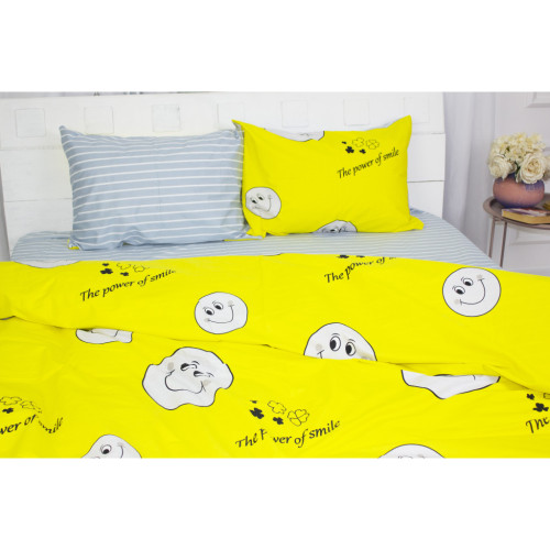 Постільна білизна MirSon Сатин Premium 22-1146 Felikin полуторний (2200001979109) – MirSon (вид 1)