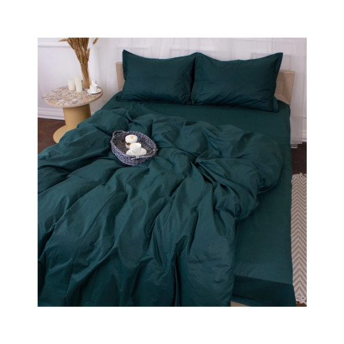 Постільна білизна MirSon Poplin Line 091 Emerald 110x140 (2200006277408) – MirSon