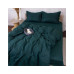 Постільна білизна MirSon Poplin Line 091 Emerald 110x140 (2200006277408) – MirSon