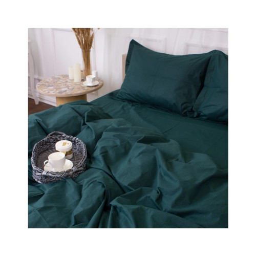Постільна білизна MirSon Poplin Line 091 Emerald 110x140 (2200006277408) – MirSon (вид 2)