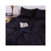 Постільна білизна MirSon Poplin Line 099 Black 110x140 (2200006277378) – MirSon (вид 1)