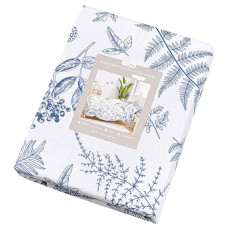 Постельное белье Home Line Голубой папоротник Сатин Твил евро (183055)