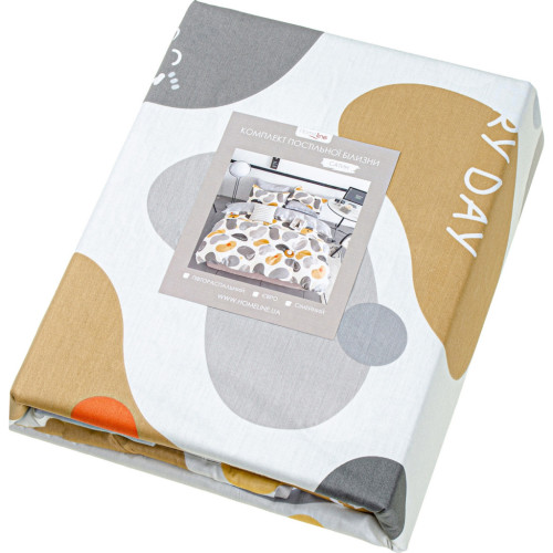 Постельное белье Home Line Воскресное утро Сатин Твил евро (183034) – Home Line