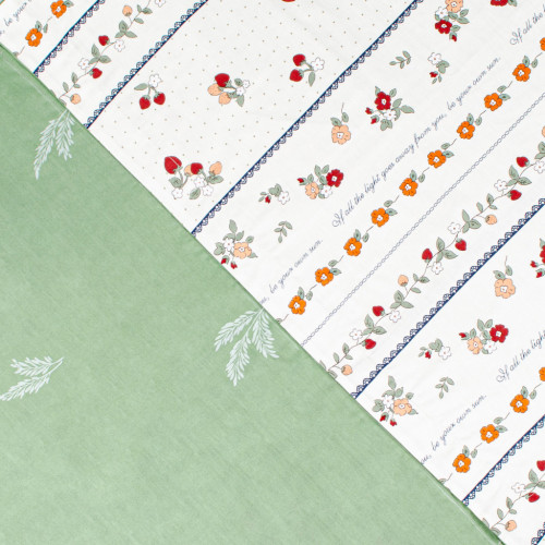 Постільна білизна Home Line Суниці Сатин Твіл євро (176125) – Home Line (вид 2)