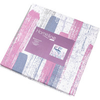 Постільна білизна Home Line Рожево-синій фланель євро (178687)