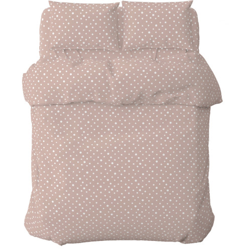 Постельное белье Home Line Горох розово-лиловый, бязь, полуторный (181731) – Home Line