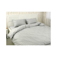 Постільна білизна Руно Grey Braid мікрофайбер євро (Р845.52_Grey Braid)