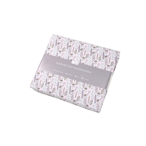 Постельное белье Home Line Фланель Цветение трав розовый полуторный (179189) – Home Line (вид 1)