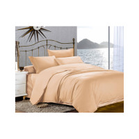 Постільна білизна Home Line Сатин Люкс (бежево-золотий) сімейний (176571)