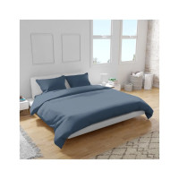 Постельное белье Home Line Сатин Твил (синий) семейный (182755)