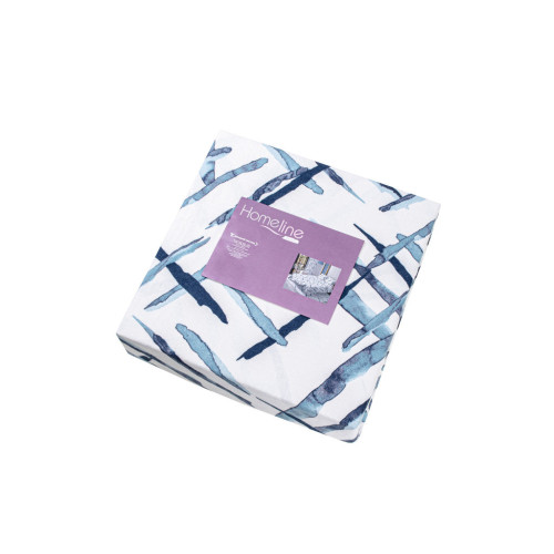 Постільна білизна Home Line Фланель (синьо-білий) сімейний (182768) – Home Line (вид 2)
